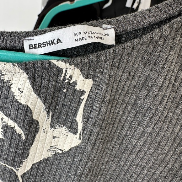 Berska ribbed top off shoulder - Picture 2 of 3